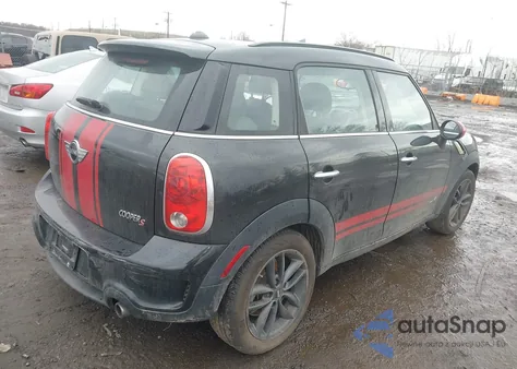 2013 Mini Countryman Cooper S from USA, damaged, VIN WMWZC5C58DWP32296